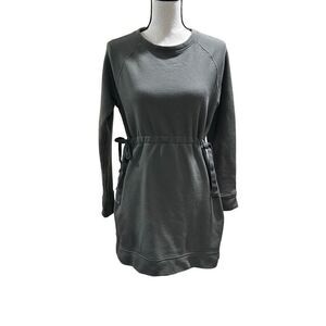 Athleta Studio Cinch Side sweatshirt dress